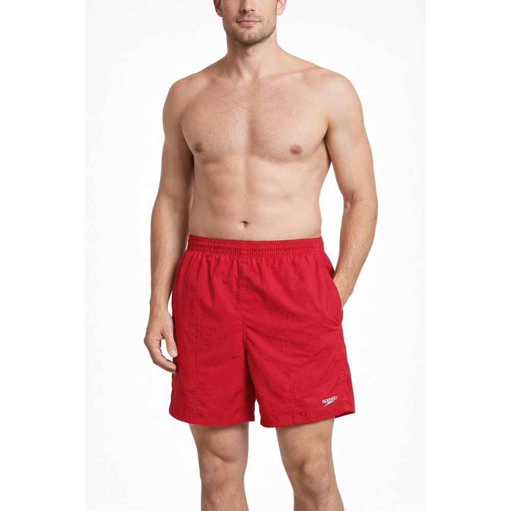 NWT Speedo Red Lined Water Shorts Swim Trunks Men's size XXL